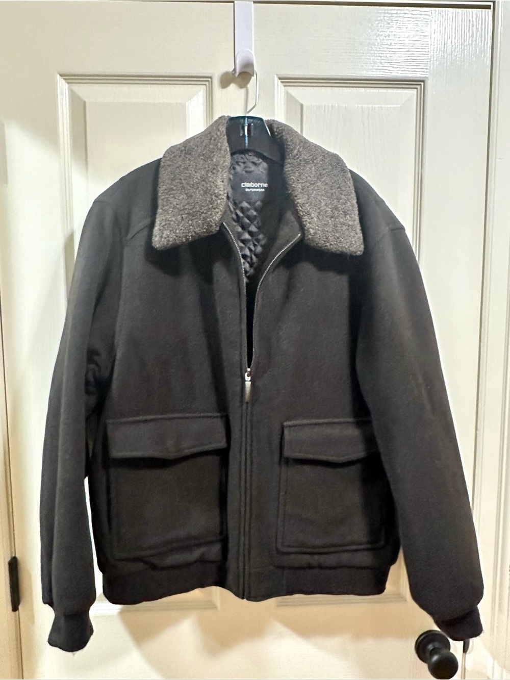 Men’s Claiborne brown wool jacket size L